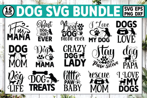 Dog SVG Bundle SVG Ariyan 