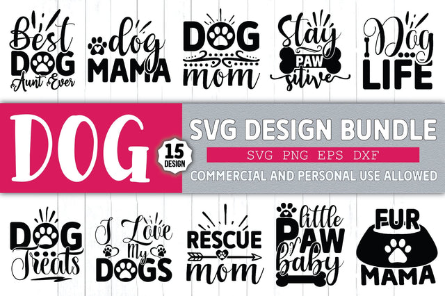 Dog SVG Bundle SVG Ariyan 