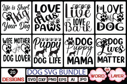 dog svg bundle SVG Cut File SVG Studio Innate 