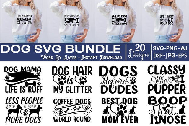 dog svg bundle SVG Cut File SVG Studio Innate 