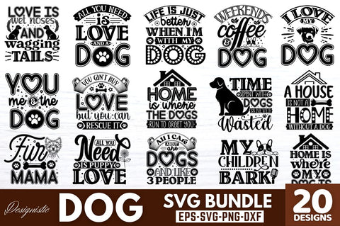 Dog SVG Bundle SVG DESIGNISTIC 