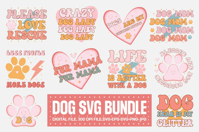 Dog Svg Bundle SVG designmaster24 