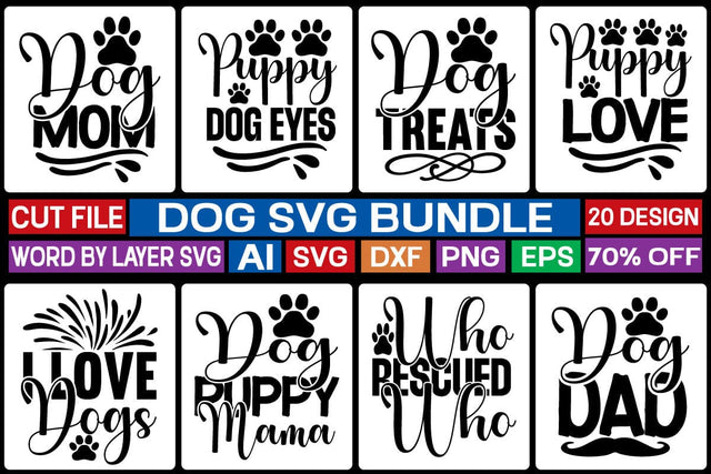 Dog svg Bundle SVG designmaster24 