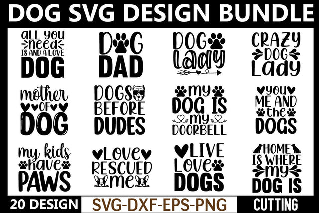 Dog SVG Bundle SVG md faruk hossain 