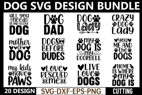Dog SVG Bundle SVG md faruk hossain 