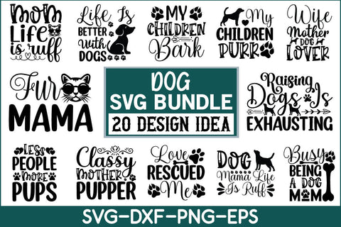 Dog Svg Bundle SVG md faruk hossain 