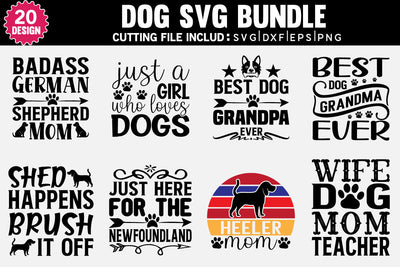 Dog SVG Bundle SVG md faruk hossain 