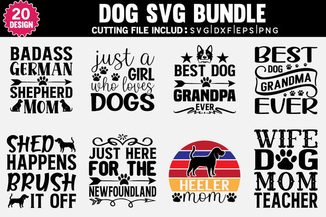Dog SVG Bundle SVG md faruk hossain 