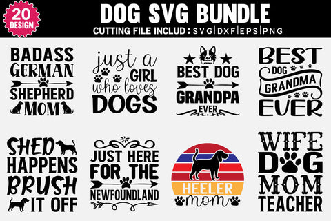 Dog SVG Bundle SVG md faruk hossain 