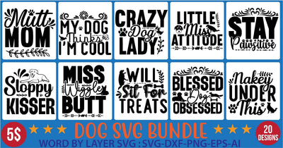 Dog svg bundle SVG Newmockups 