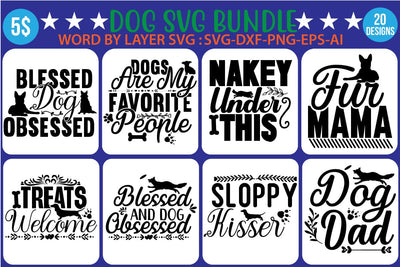 Dog svg bundle SVG Newmockups 