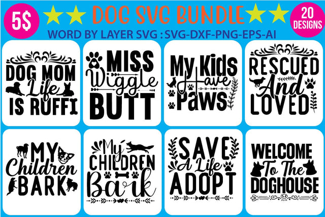 Dog svg bundle SVG Newmockups 