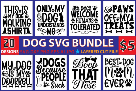 Dog svg bundle SVG Newmockups 