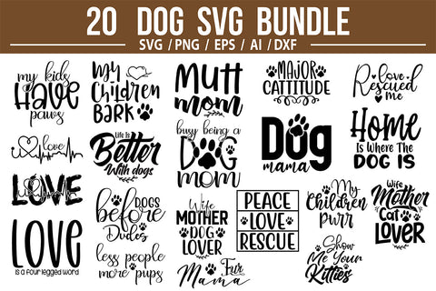 Dog SVG Bundle SVG orpitasn 