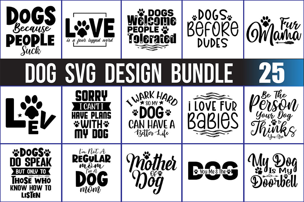 Dog SVG Bundle - So Fontsy