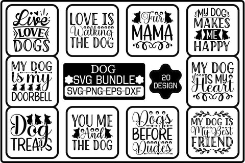 Dog SVG Bundle SVG Shahin alam 