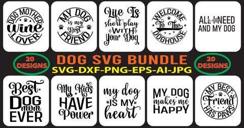 DOG-SVG-BUNDLE SVG Syaman 
