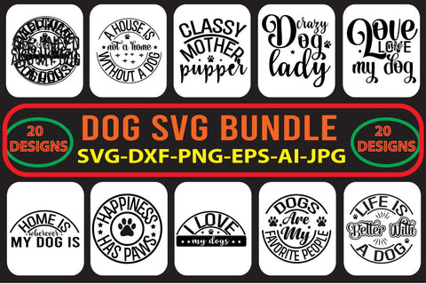 DOG-SVG-BUNDLE SVG Syaman 