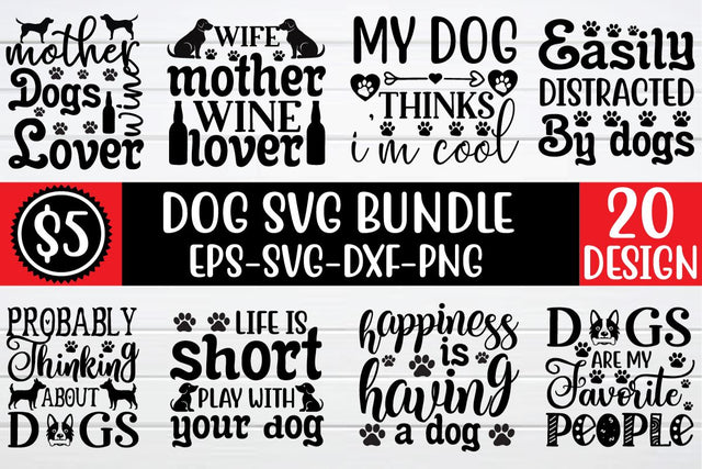 dog svg bundle vol 1 SVG buydesign 