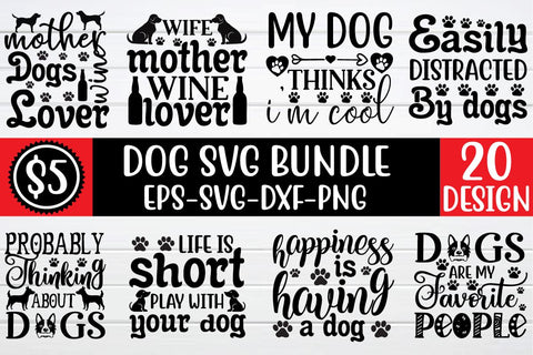 dog svg bundle vol 1 SVG buydesign 