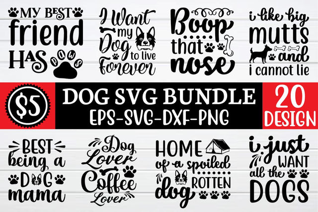 dog svg bundle vol 4 SVG buydesign 