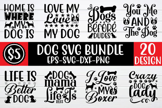 dog svg bundle vol 6 SVG buydesign 