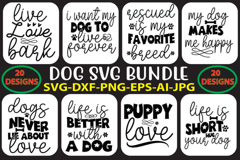 Dog Svg Bundle Vol. 6 SVG Syaman 