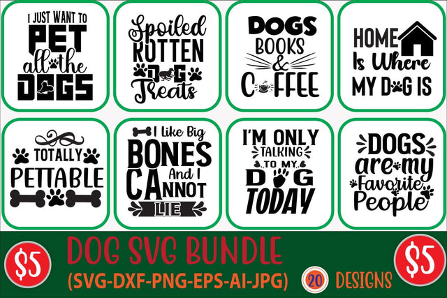 Dog SVG Bundle,Dog SVG Bundle, dog quote svg, paw svg, funny svg, svg quotes, svg designs, svg designs, dog mom svg, fur mom svg, home svg, svg for cricut SVG Blessedprint 