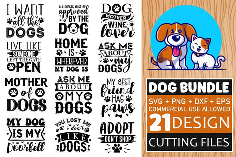 Dog SVG Bundle.Dog Svg Cut File, Gift For Dog Lover, SVG Designangry 