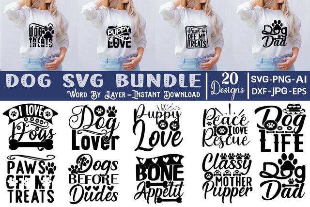 Dog SVG BundleSVG Cut File SVG Studio Innate 