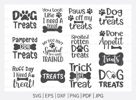 Dog svg Cut File, Dog Treat svg, Treats SVG Paw Print SVG, Dog lover svg, Bone Appetit SVG, Dog Bone Svg, Dog svg Bundle, Dog Decor, viny SVG Dinvect 