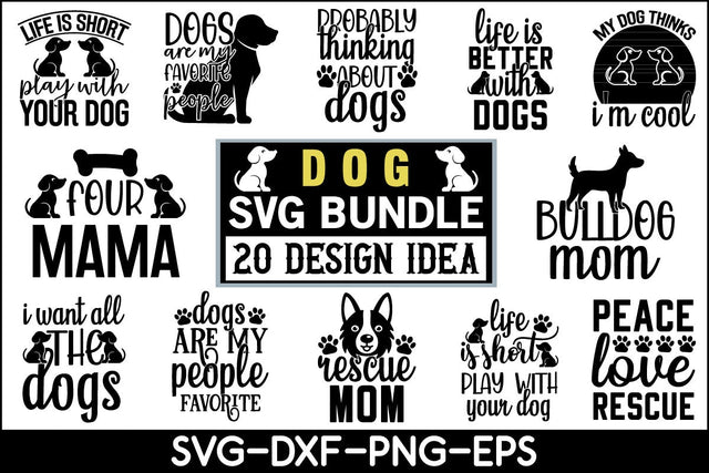 Dog SVG Design Bundle SVG md faruk hossain 