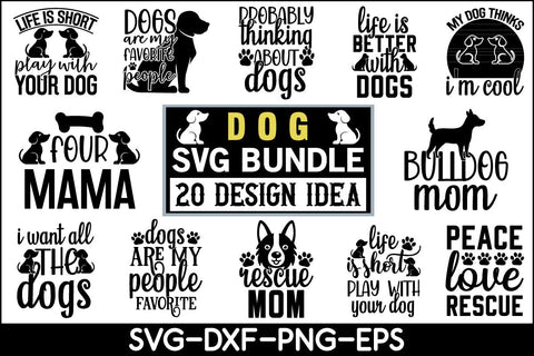 Dog SVG Design Bundle SVG md faruk hossain 