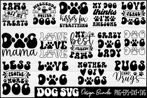 Dog Svg Design Bundle SVG Rupkotha 