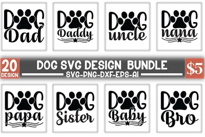 Dog Svg Design Bundle SVG SVGista 