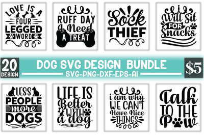 Dog Svg Design Bundle SVG SVGista 