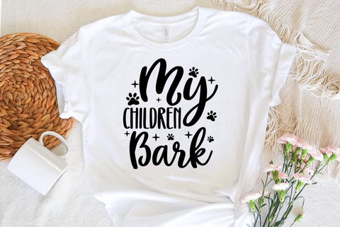 Dog SVG Design, My Children Bark SVG FiveStarCrafting 