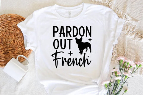 Dog SVG Design, Pardon Out French SVG FiveStarCrafting 