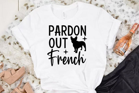 Dog SVG Design, Pardon Out French SVG FiveStarCrafting 