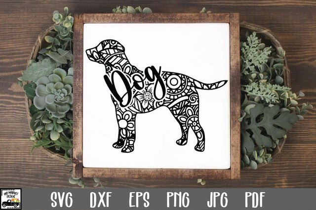 Dog SVG File - Dog Mandala SVG SVG Old Market 