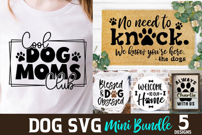 Dog SVG Mini Bundle with 5 Designs SVG Shine Green Art 