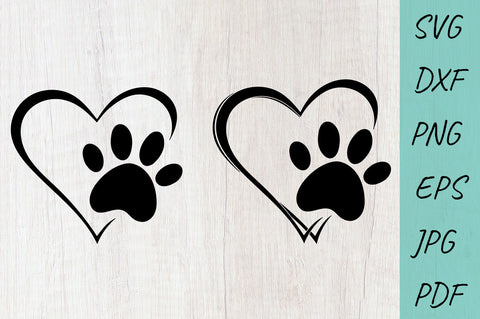 Dog SVG, Paw print, Dog mom SVG, Dog paw SVG Cricut SVG Irina Ostapenko 