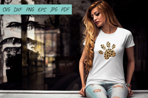 Dog SVG, Paw Print SVG, Leopard print Paw, Buffalo Plaid SVG Irina Ostapenko 