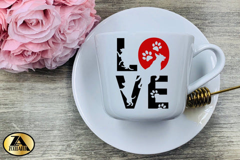 Dog SVG Pet Love SVG Paw Prints SVG Pet Quote SVG Cut File SVG zoellartz 