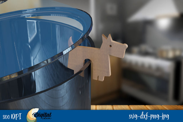 Dog SVG. Pot Prop Laser Cut Design. 3D Kitchen Laser Cut. SVG Evgenyia Guschina 