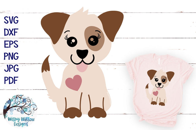 Dog SVG SVG Wispy Willow Designs 