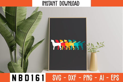 DOG T-Shirt Design SVG Nbd161 