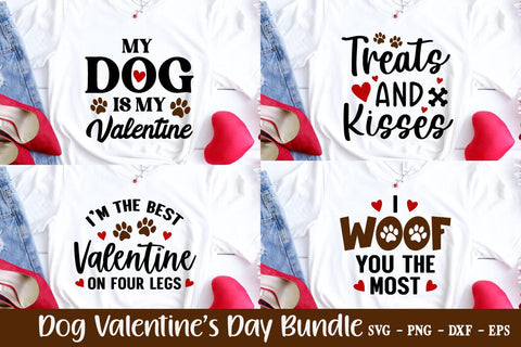 Dog Valentine's Day SVG Bundle for Pet Lovers SVG Shine Green Art 