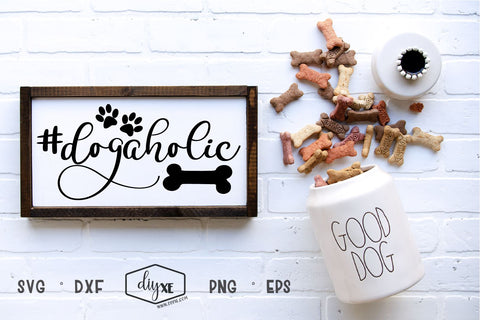 Dogaholic Bundle SVG DIYxe Designs