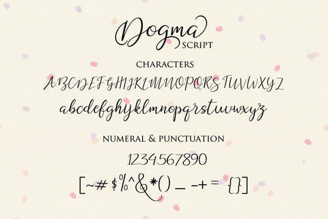 Dogma Script Font Mrletters 